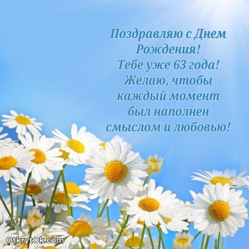 Новые прикольные открытки брату 63 года