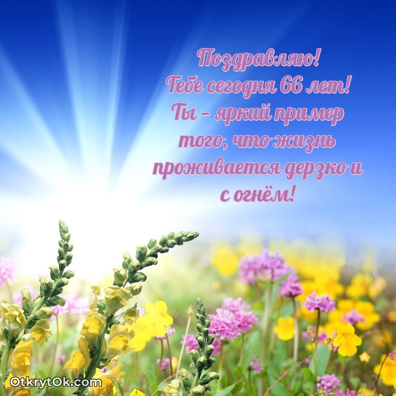 Пожелание Варваре открытка на 66 лет