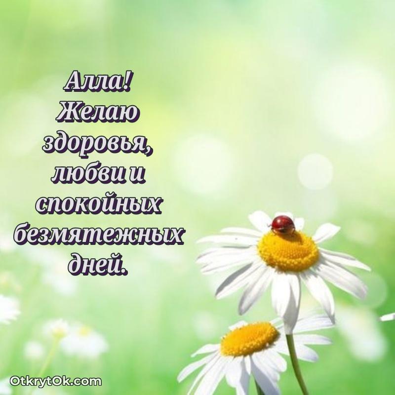 Картинка бабушке Алле