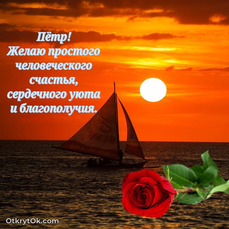 Тёплые слова Петру